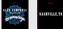 Load image into Gallery viewer, Glen Campbell Museum &quot;Nashville&quot; Collapsible Coozie (Black)