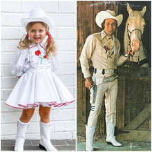 Load image into Gallery viewer, Children&#39;s Glen Campbell Rhinestone Cowgirl and Cowboy Suit