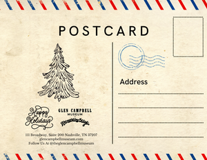 Glen Campbell Holiday Postcard